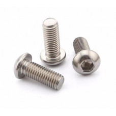 Parafuso Allen M3 X 8 Inox  Cabeça Abaulada