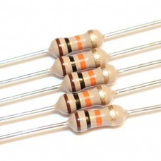 Resistor 1/4W 10Kohm - Pacote C / 10 Unidades