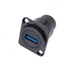 Soquete USB 3.0 Metálico Tipo D